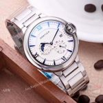 Best Quality Cartier Ballon Bleu De Moon Phase SS Automatic Replica Watch